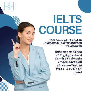 Khóa IELTS 3.5 - 4.5 (IELTS Foundation) - Xuất phát hướng về vạch đích