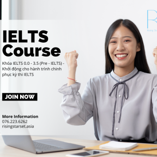 Khóa IELTS 0.0 - 3.5 (Pre - IELTS) - Khởi động cho hành trình chinh phục kỳ thi IELTS