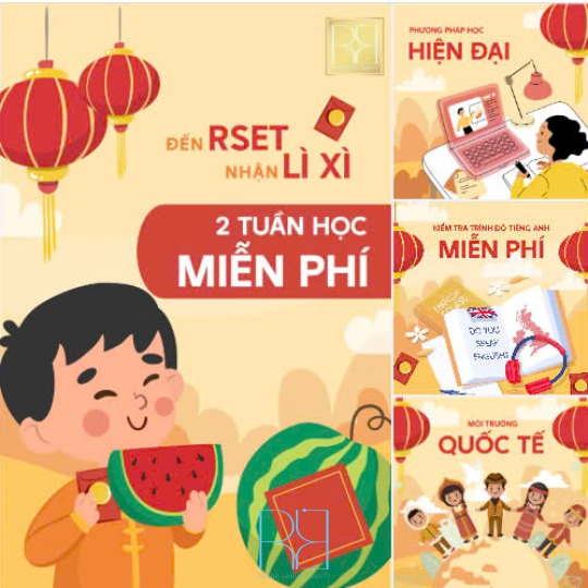 🎁 RSET Lì xì bạn 2 TUẦN HỌC TRẢI NGHIỆM MIỄN PHÍ 🎁
